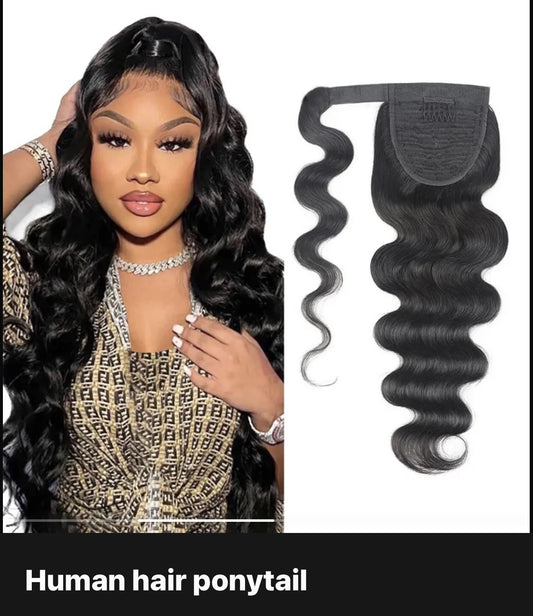 Body Wave Pony tail 18" - 28"