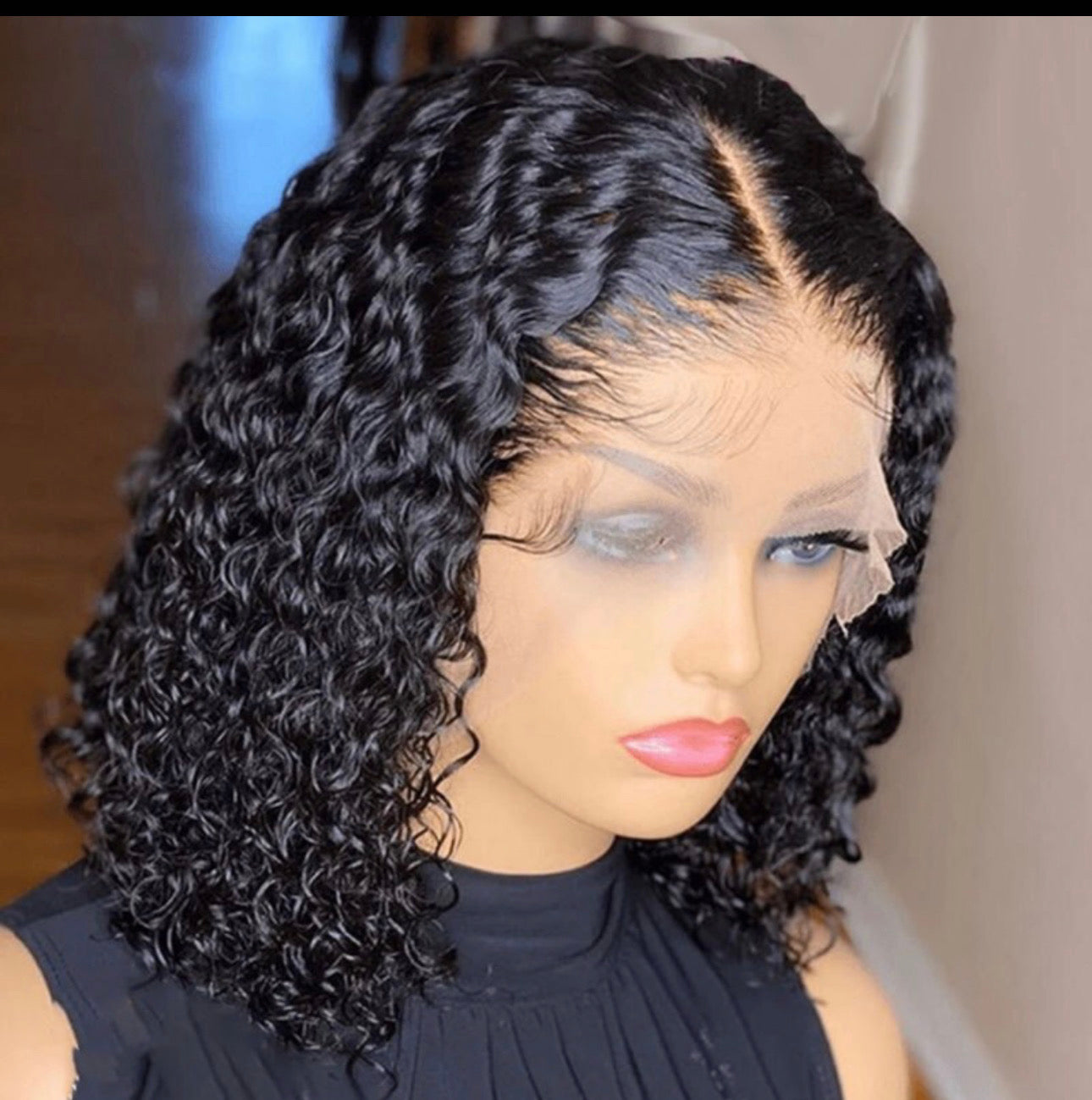 Waterwave lace front wig