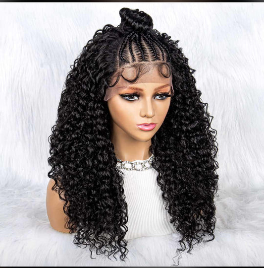 Jillian braid front wig 26"