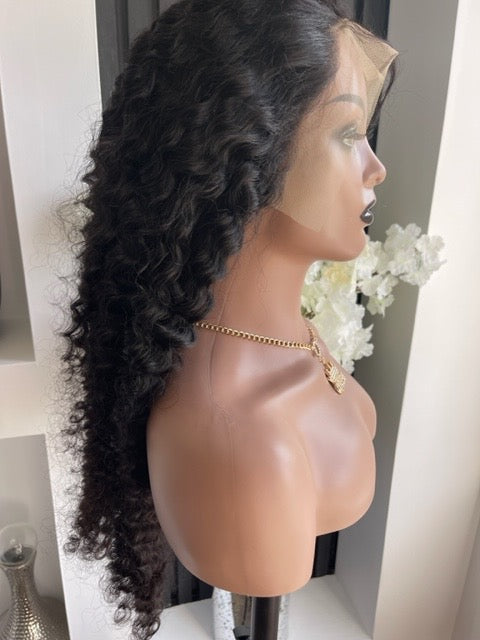 Claire Dollie 30’ Deep Wave Lace Front Wig